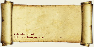 Gustav Bzeničanin vizit kartica